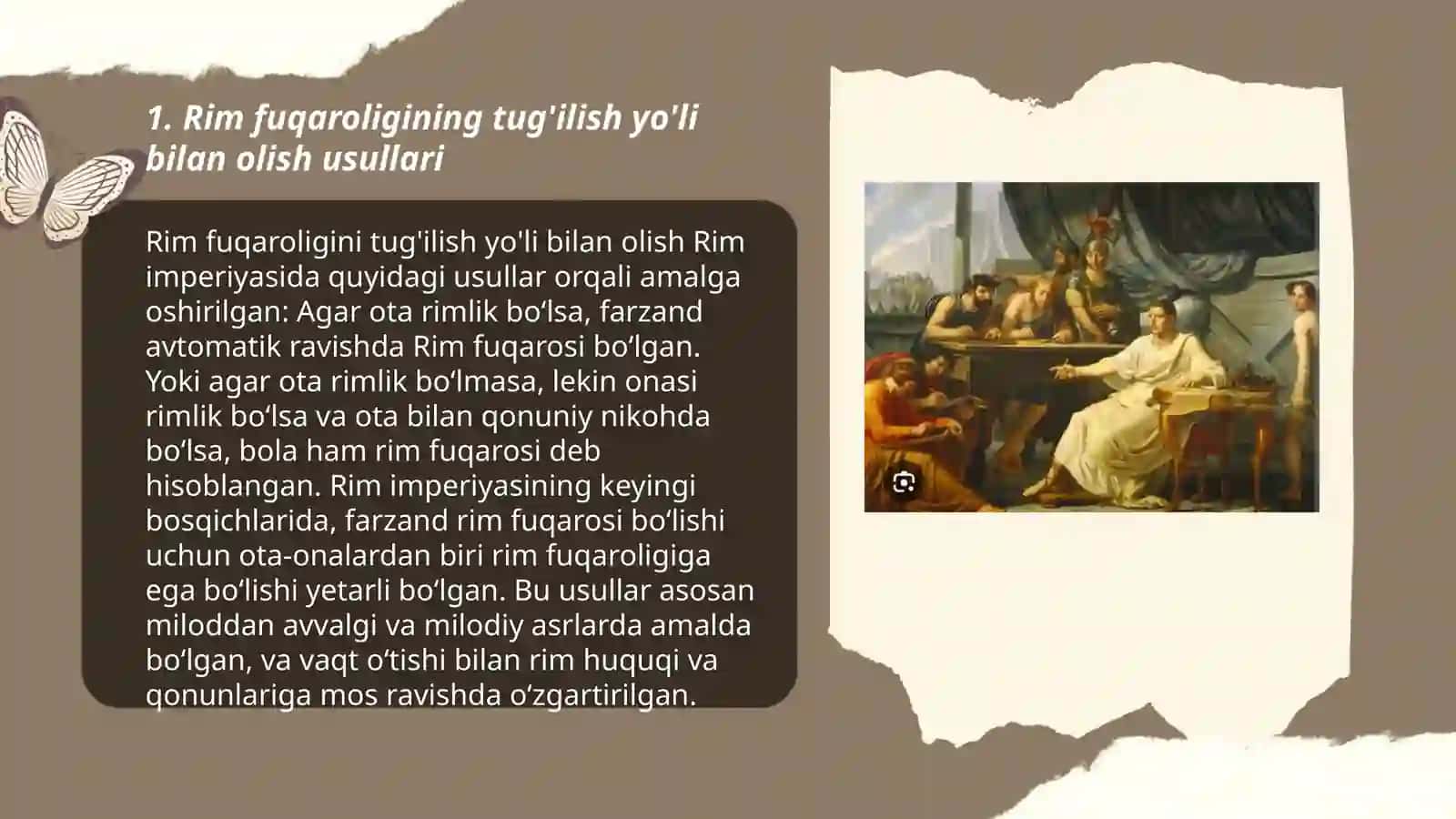 Rim fuqarolarining huquqiy holati 3