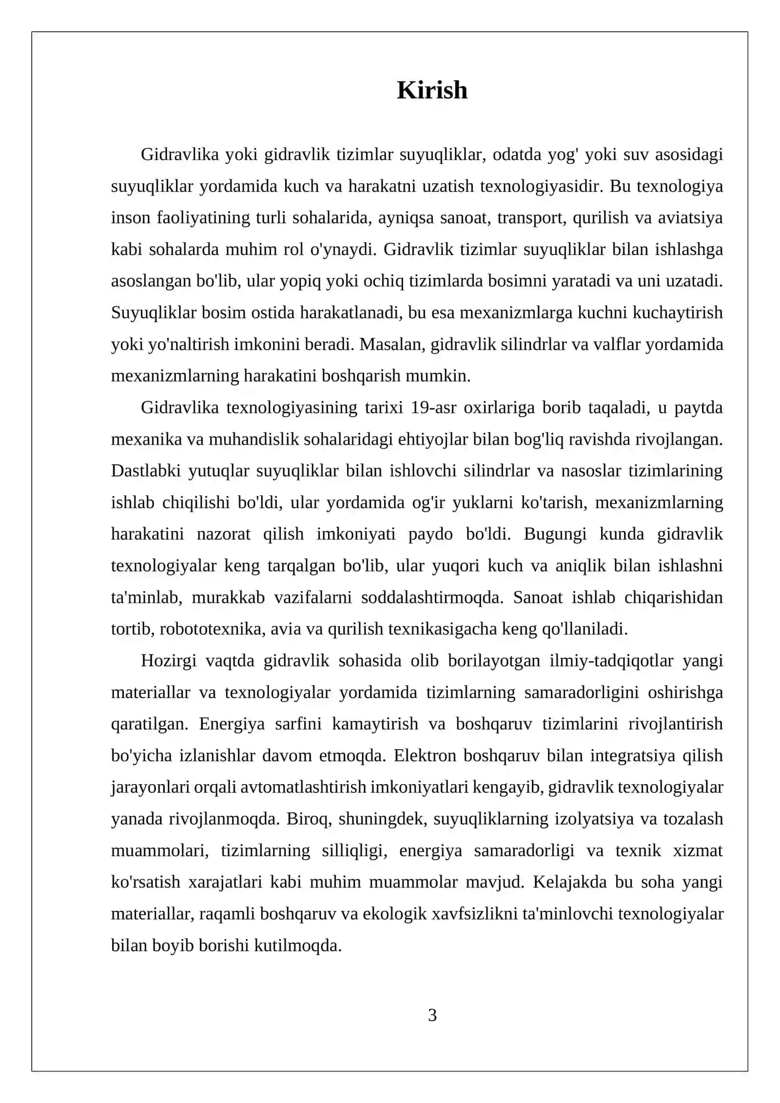 GIDRAVLIKA HAQIDA MA'LUMOT 3