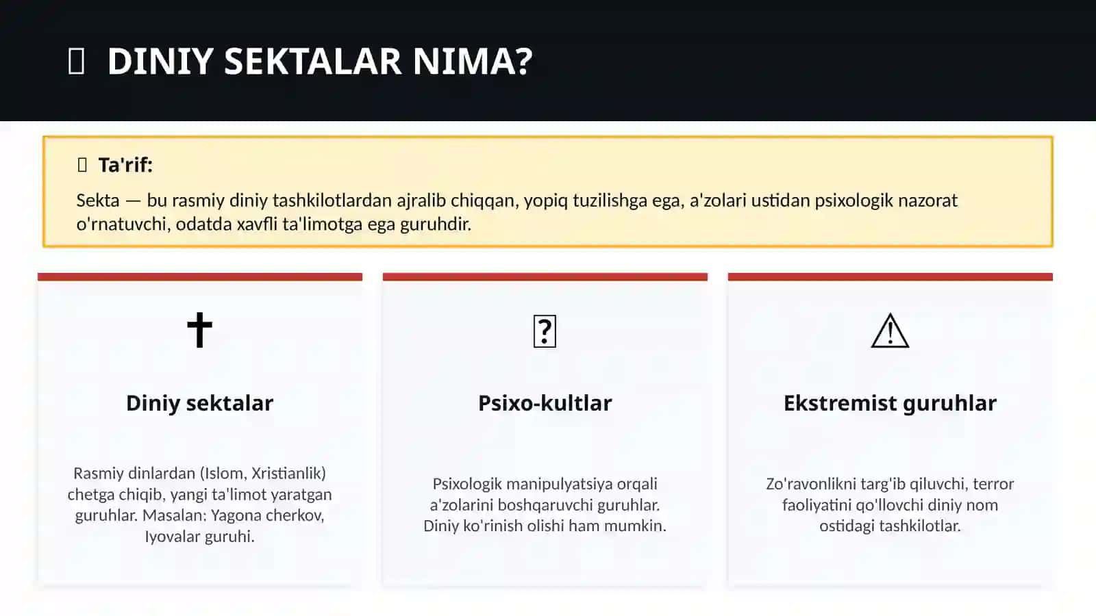 XAVFSIZLIK SI 3