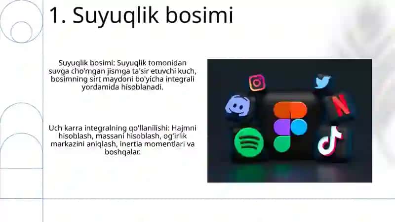 Uch òlchovli integralning tatbiqlari 3