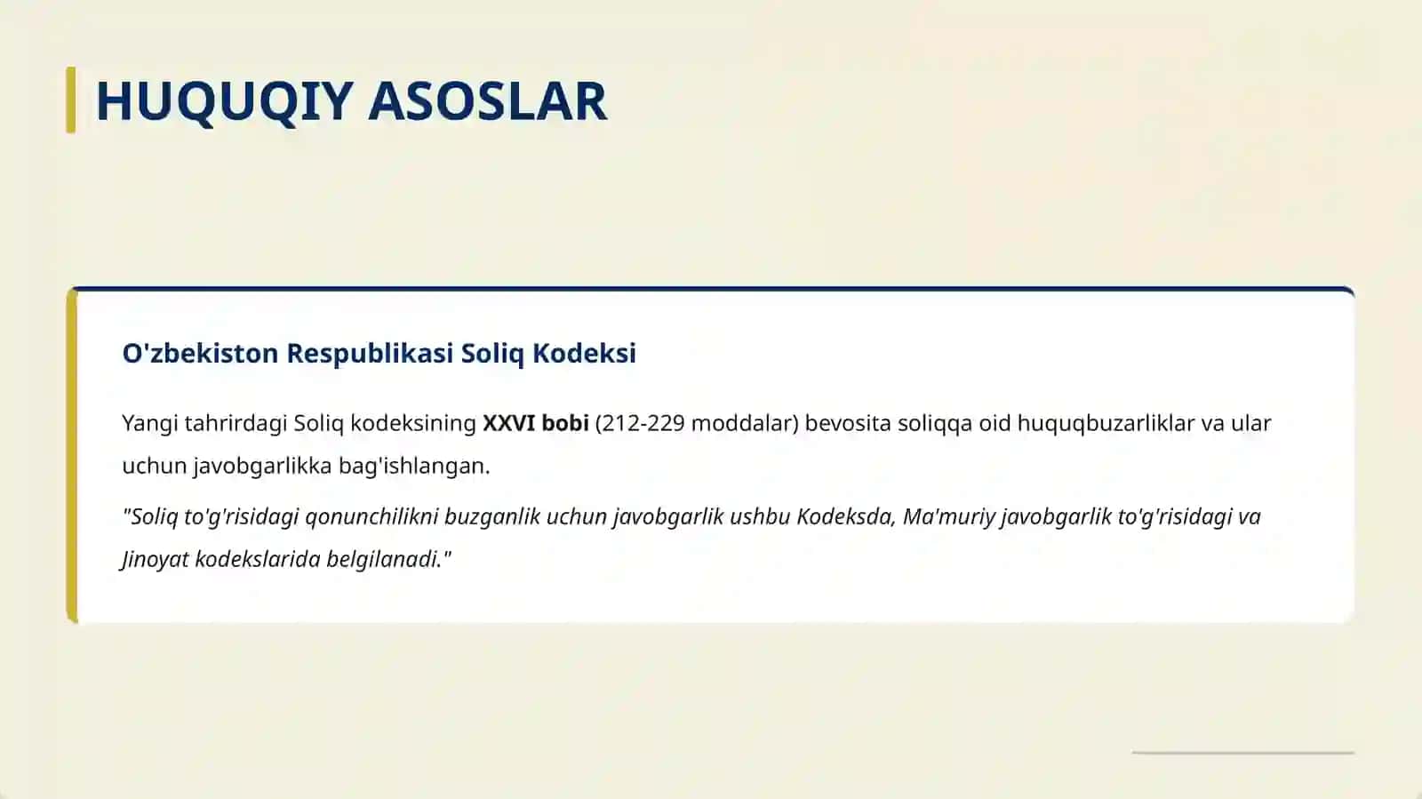Soliqqa oid huquqbuzarliklar 3