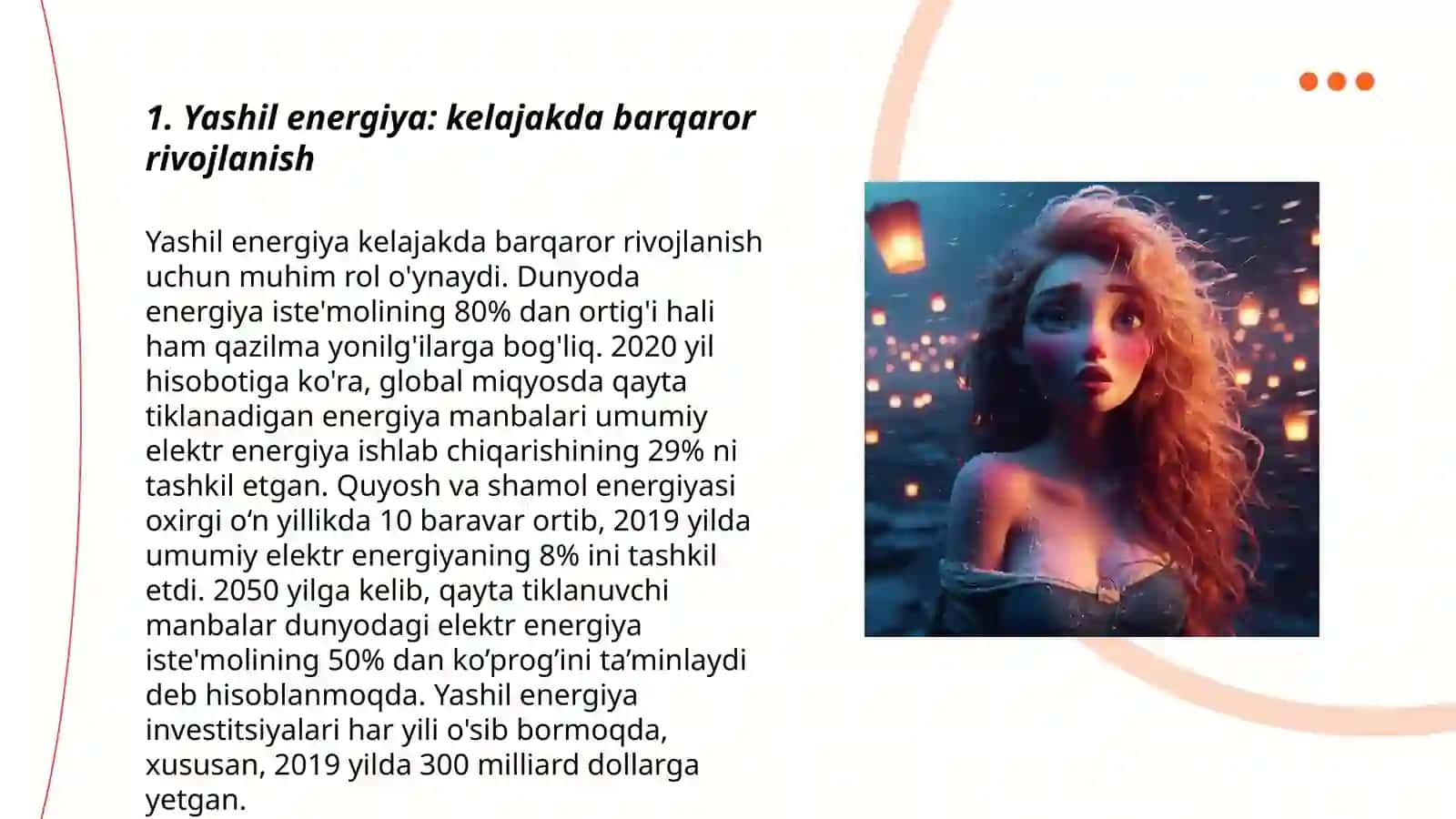 Yashil energiya: kelajakda barqaror rivojlanish 3