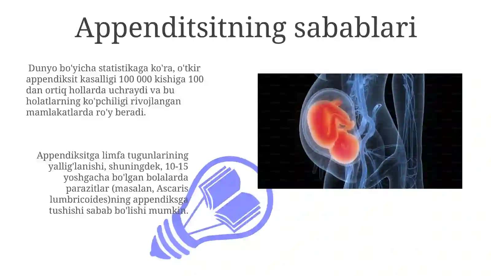 Appenditsitning tashxisi va diagnostikasi 3