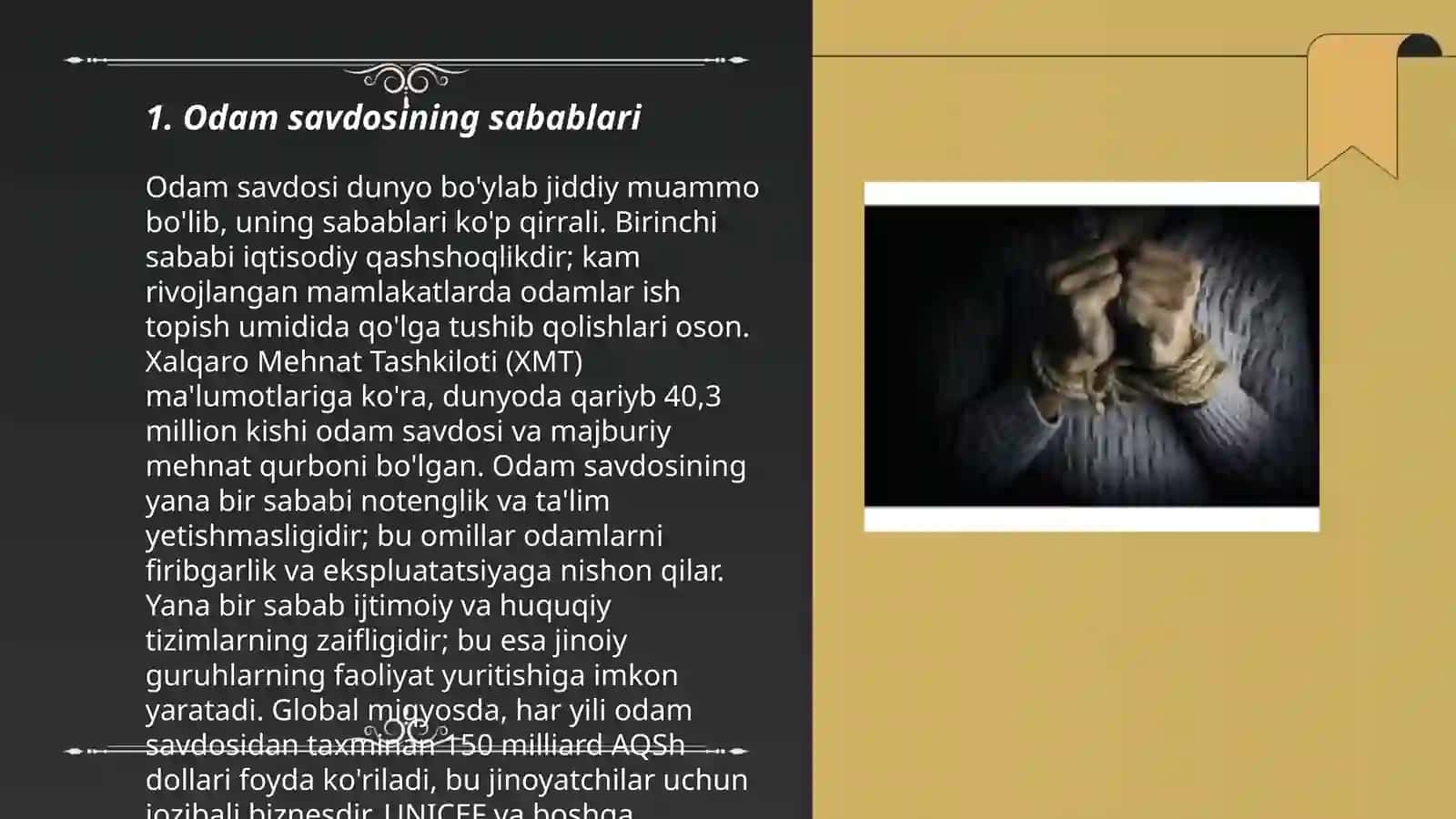 Odam savdosi muammolari 3