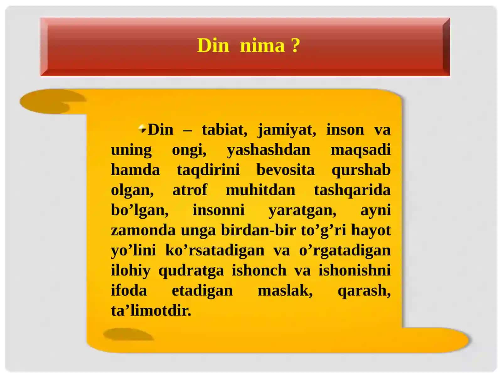 DIN MADANIYAT FENOMENI 3