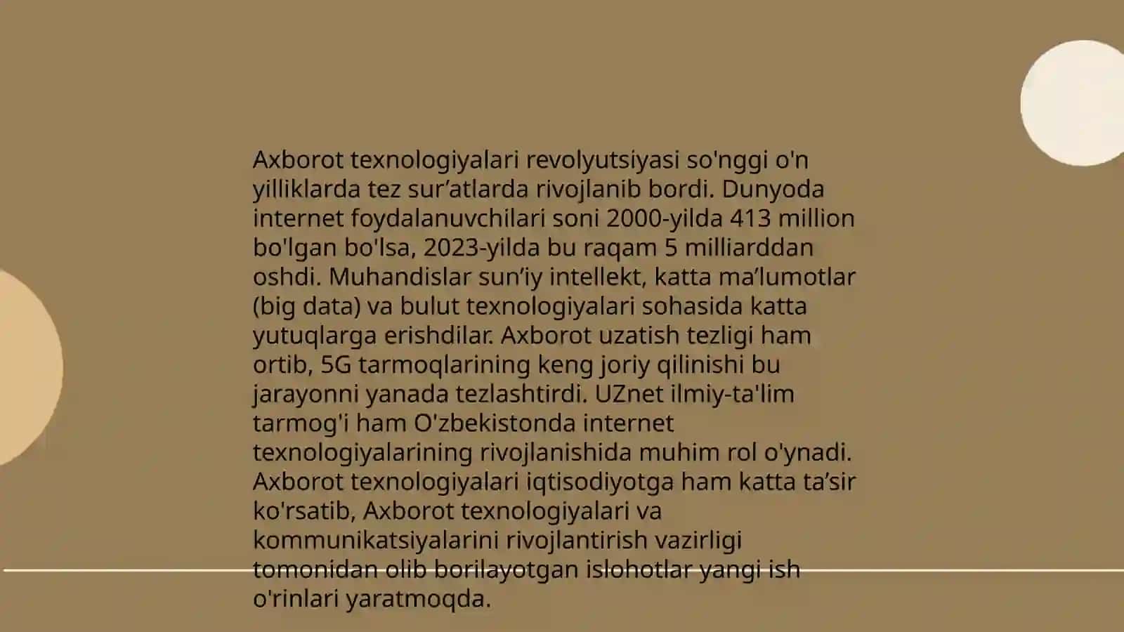Axborot texnologiyalari revolyutsiyasi 3