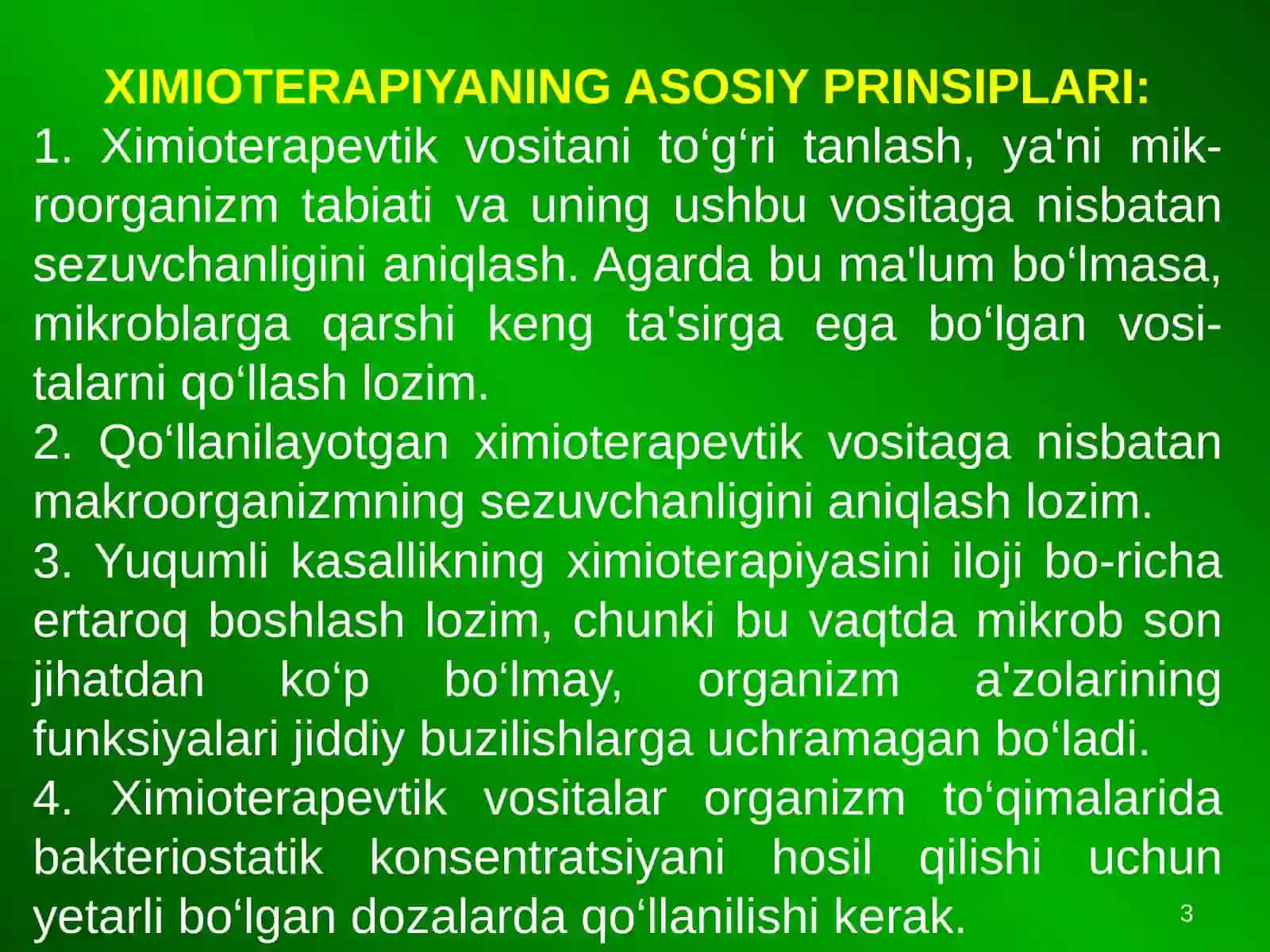 Antibakterial ximioterapevtik Vositalar 3