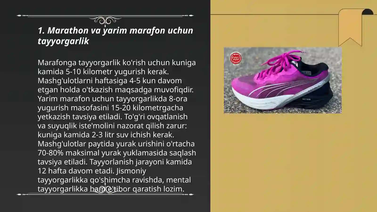 Marafon va yarim marafon yugurish metodikasi 3