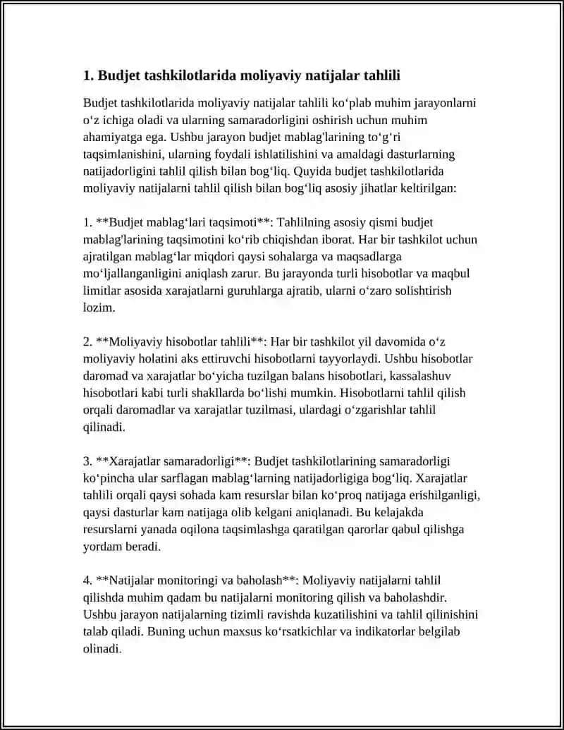 BUDJET TASHKILOTLARIDA MOLIYAVIY NATIJALAR HISOBI 3