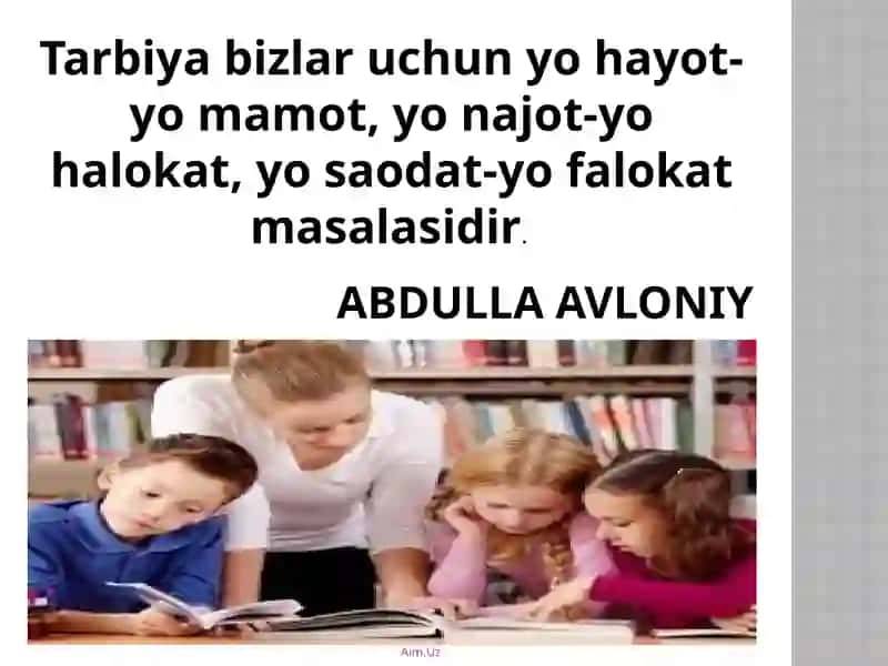 Abdulla Avloniy Tarbiya 3
