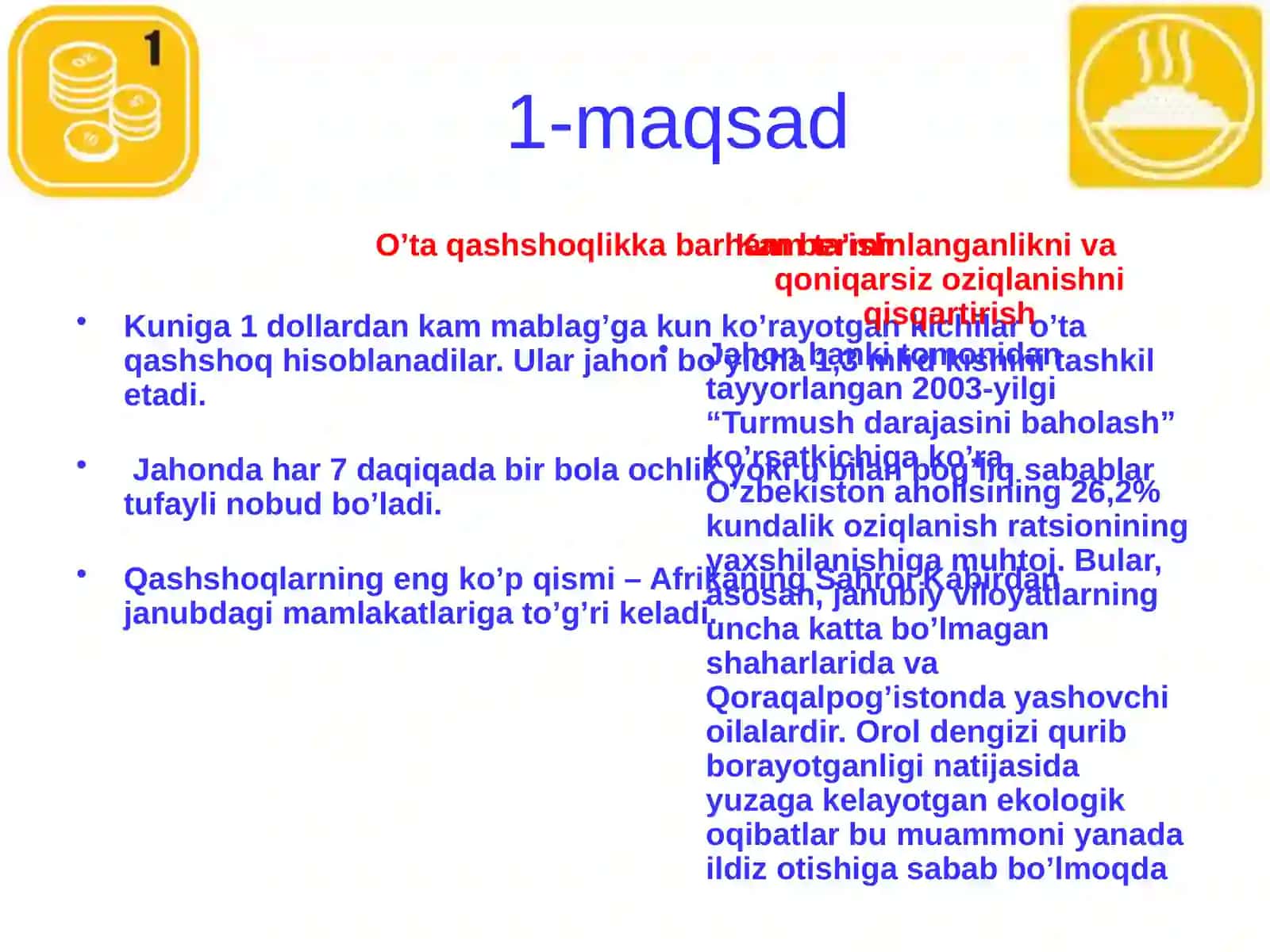 Mingyillik rivojlanish maqsadlari 3
