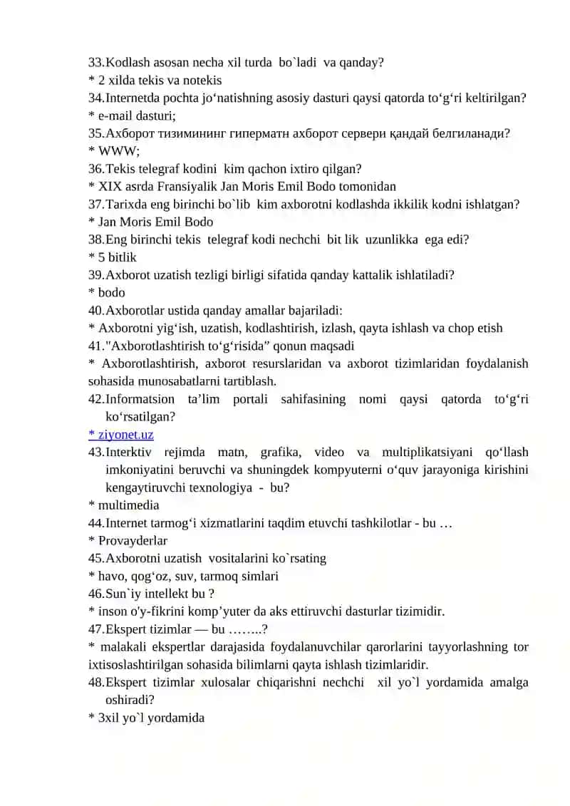 Fan: Informatika Test 3