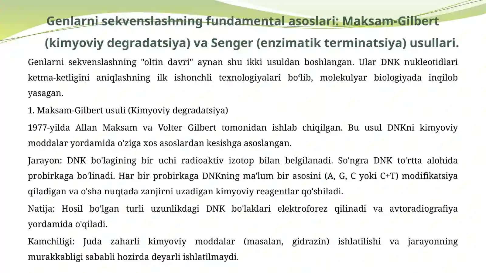 Gen va genomlarni sekvenslash 3
