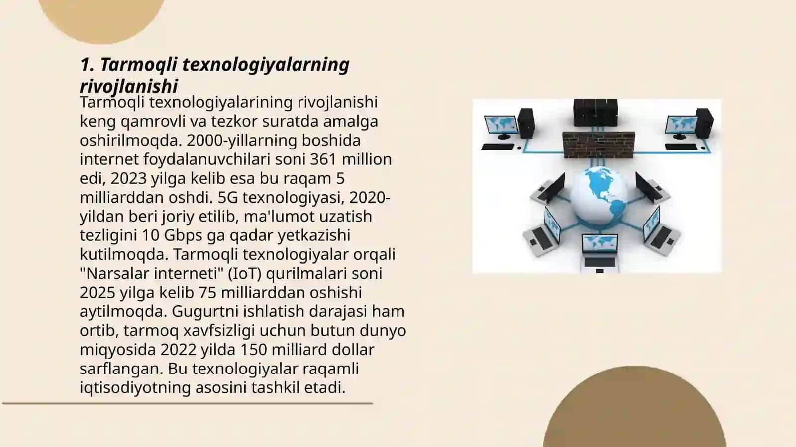 Tarmoqli texnologiyalari va internet xizmatlari 3