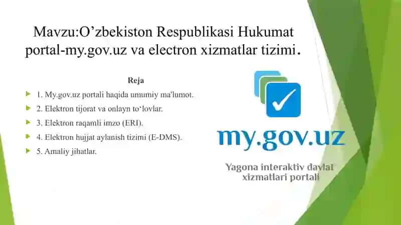 Hukumat portali my.gov.uz 3