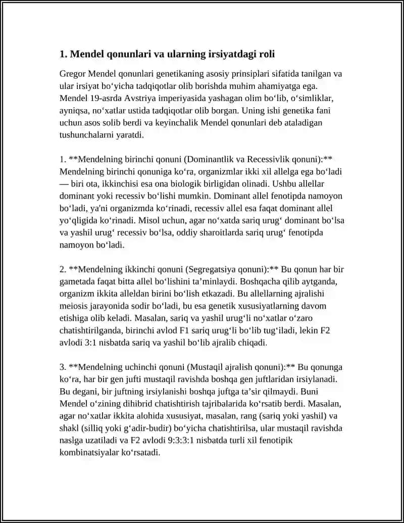 IRSIYAT HUSUSIYATLARI 3