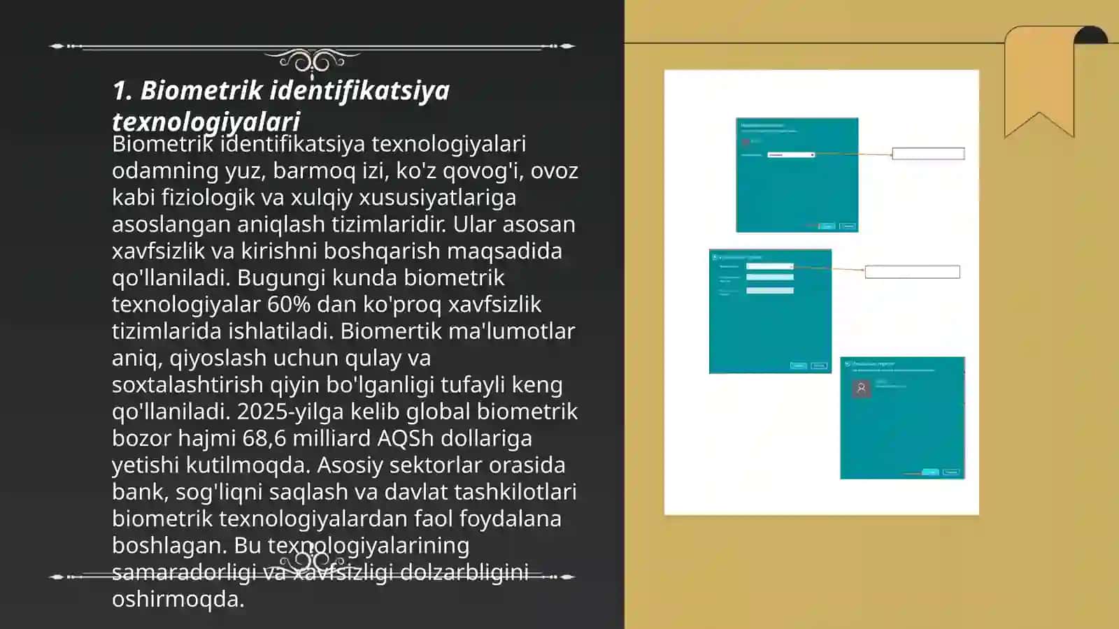 Biometrik identifikatsiya texnologiyalari 3