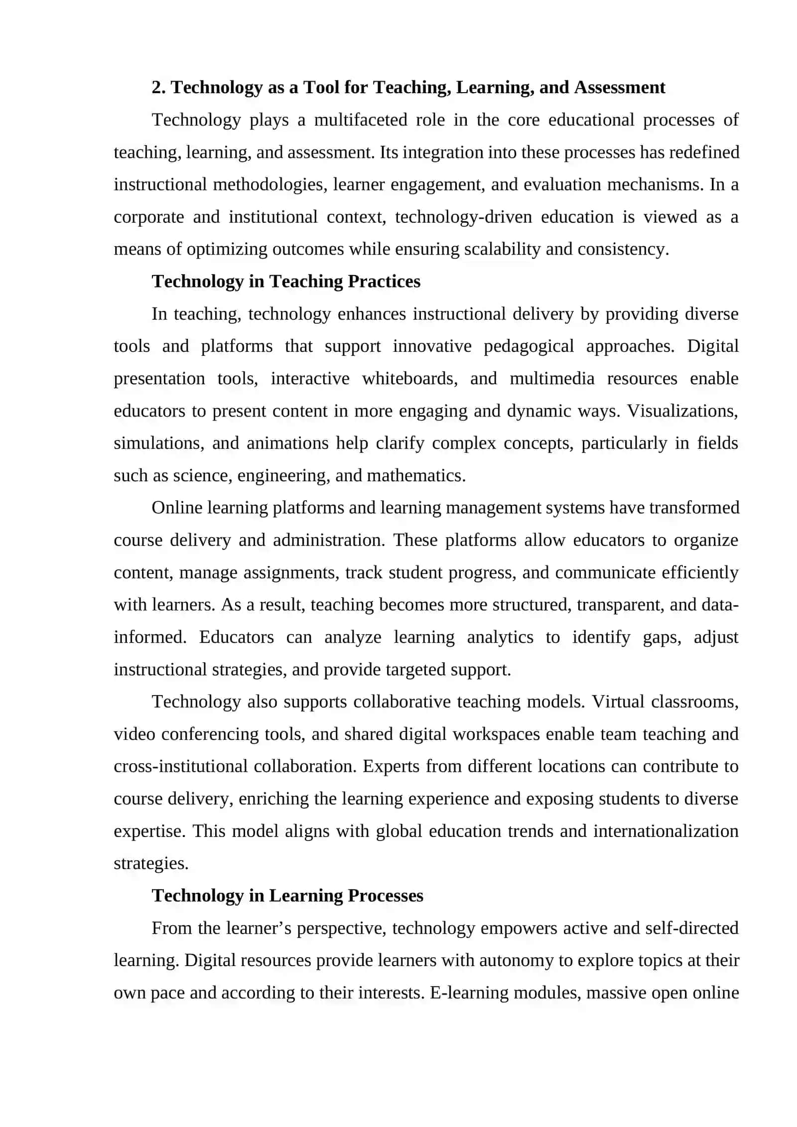 The Role of Technology in Education 3