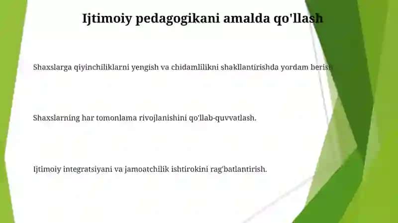 Ijtimoiy pedogogik faoliyat turlarining ahamyati 3