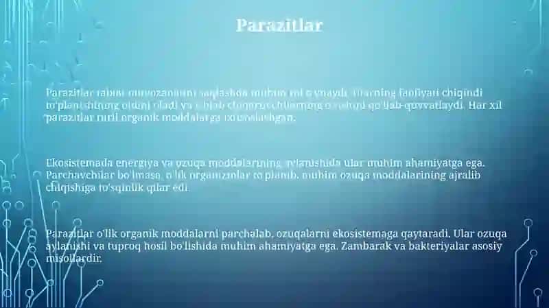 Organizmlarning ekologik guruhlari 3