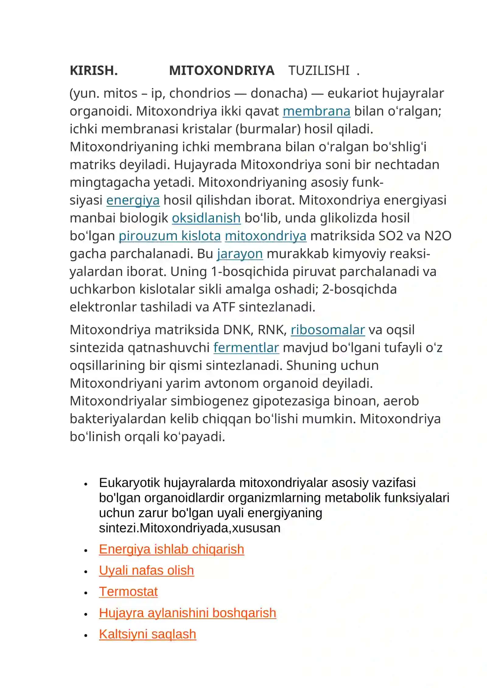 MITOXONDRIYALARNING BIOKIMYOVIY XUSUSIYATLARI 3