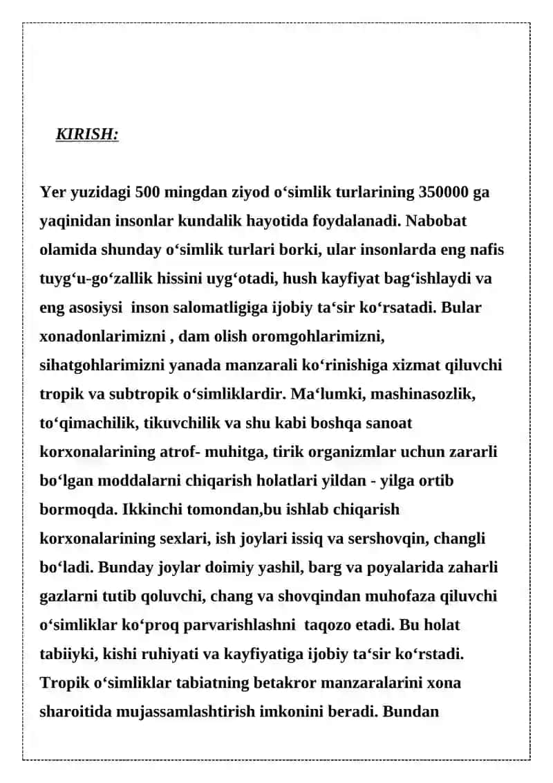O'Simliklarni Hayotiy Shakllari 3