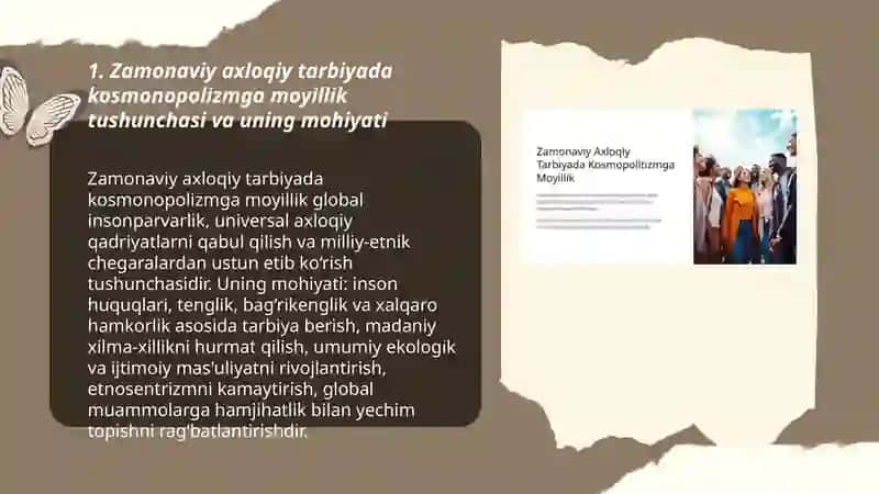 Zamonaviy axloqiy tarbiyada kosmonopolizmga moyillik 3