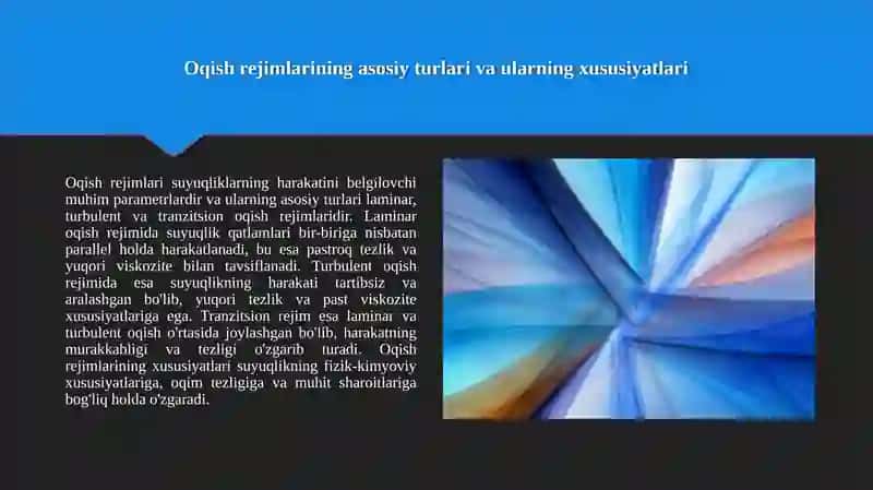 Oqish rejimlarini aniqlash 3