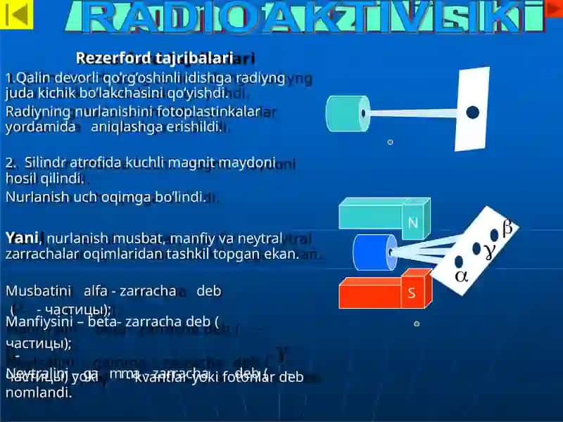 Modul 1: Atomtuzilishi.Rezerfordtajribalari 3