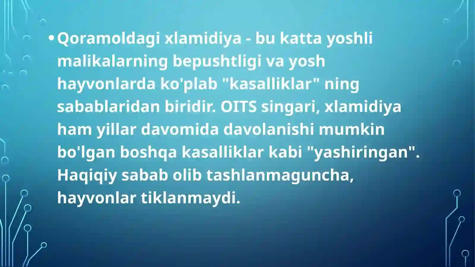 Xlamidiyalar 3