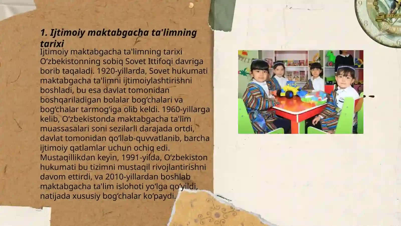Ijtimoiy maktabgacha ta'limning tarixi 3