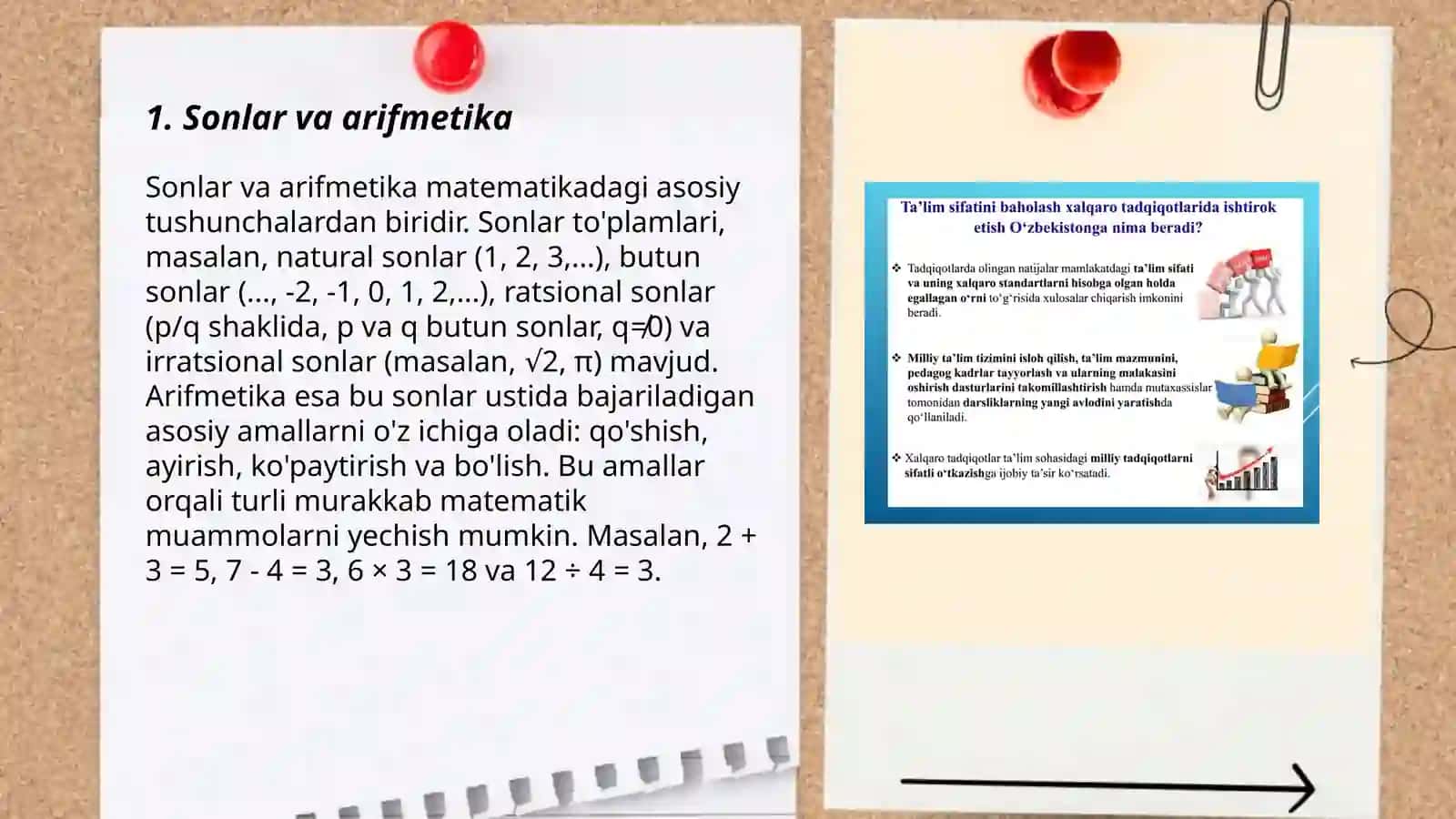 Matematikaga oid mazmun sohalari 3