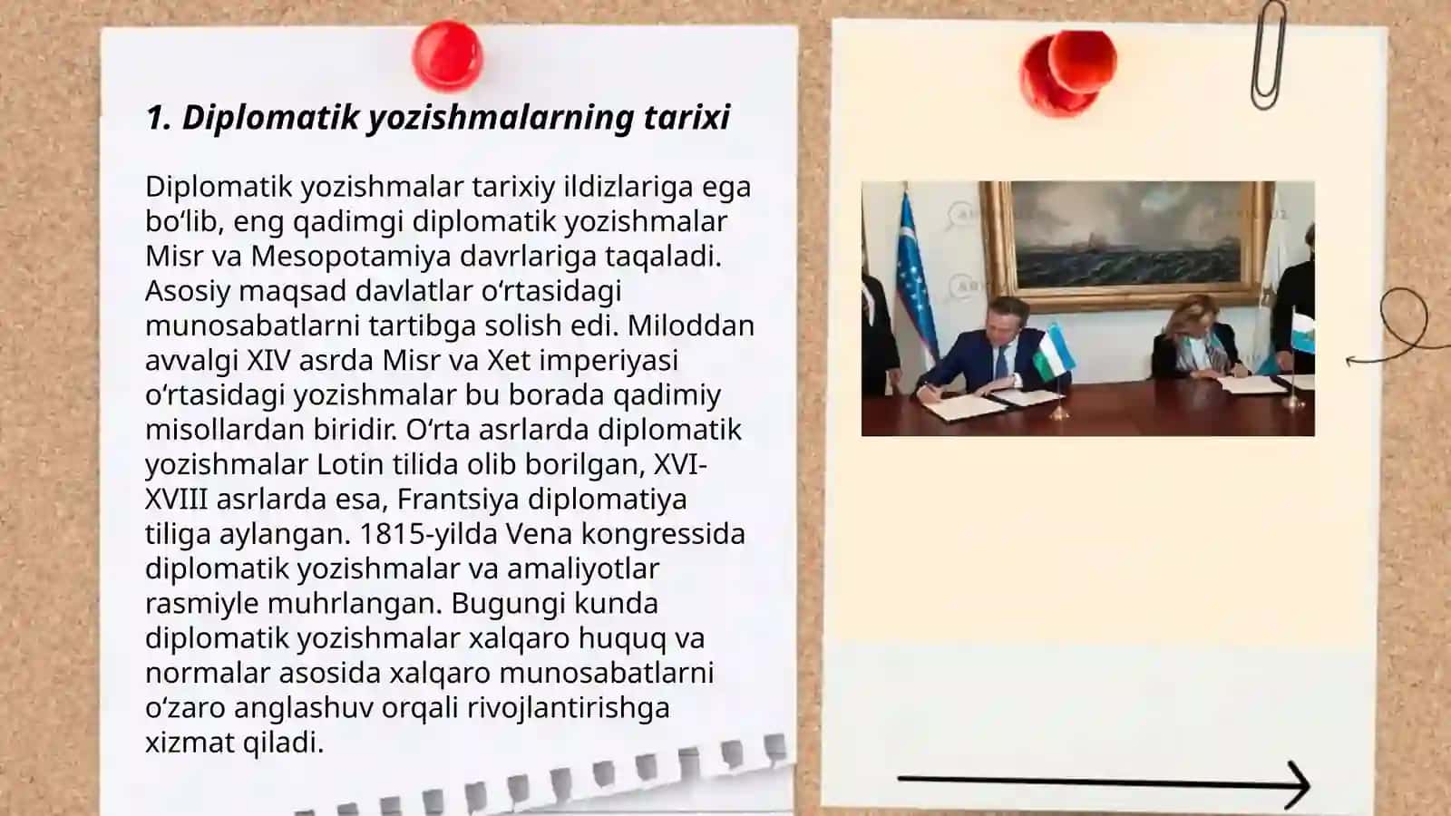 DIPLOMATIK YOZISHMALAR HAQIDA MAʼLUMOT 3