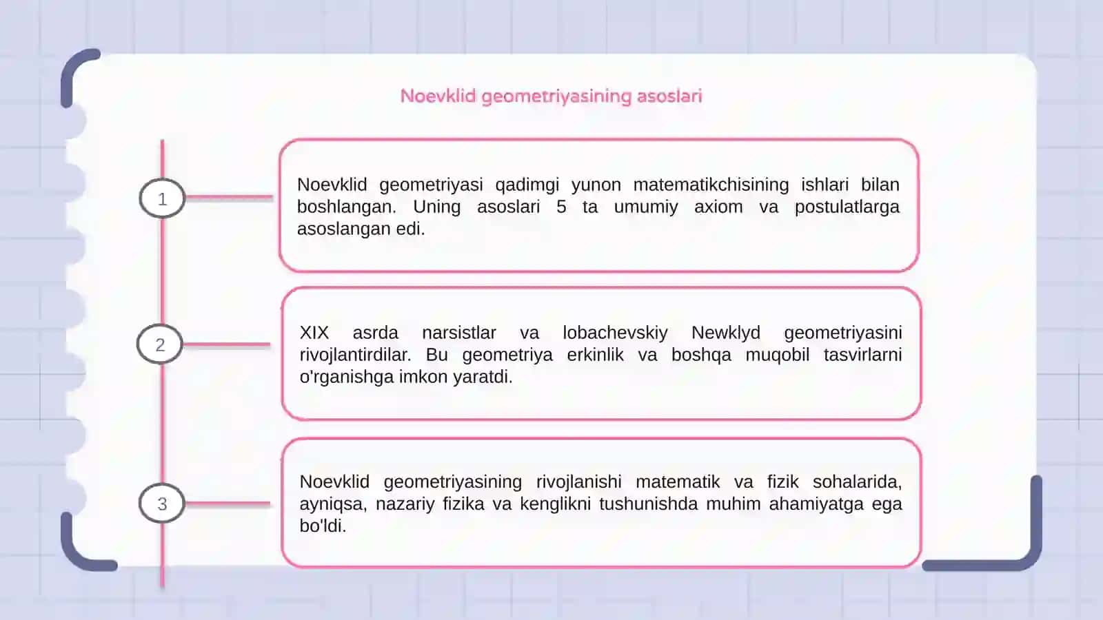 Noevklid geometriyani rivojlanish tarixidan 3