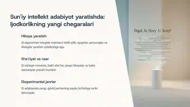 Adabiyot va Sun'iy Intellekt: Yangi Imkoniyatlar Dunyosi 3