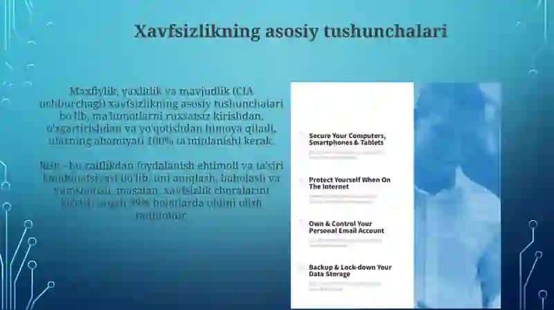 Axbarot xavfsizligi asoslari 3