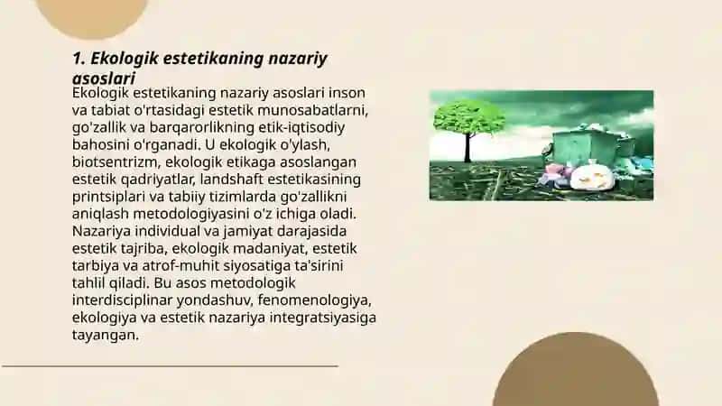 Ekologik estetika 3