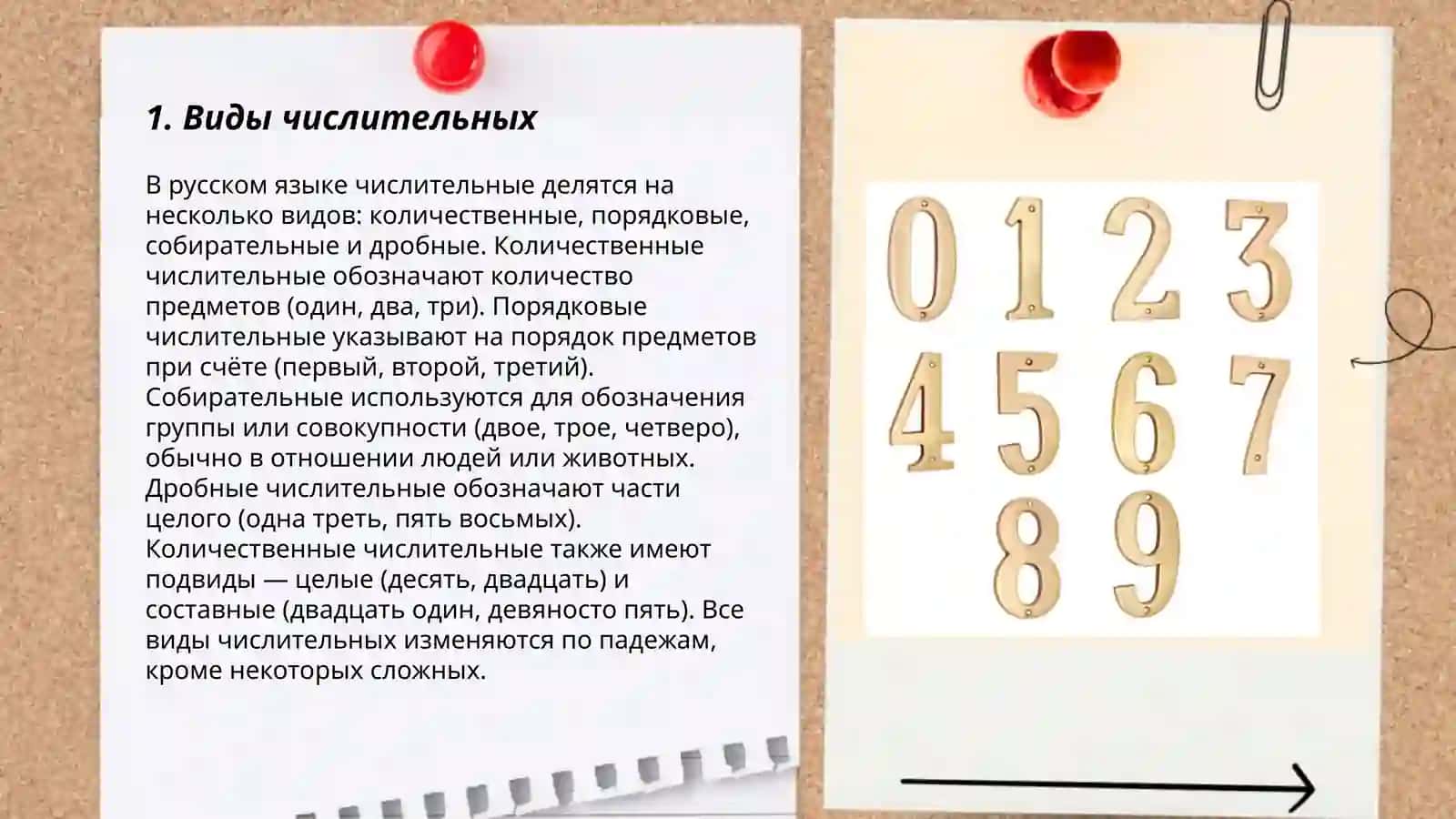Виды числительных 3