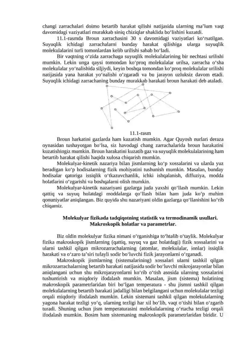 MOLEKULYAR FIZIKA VA STATISTIK FIZIKA ASOSLARI 3
