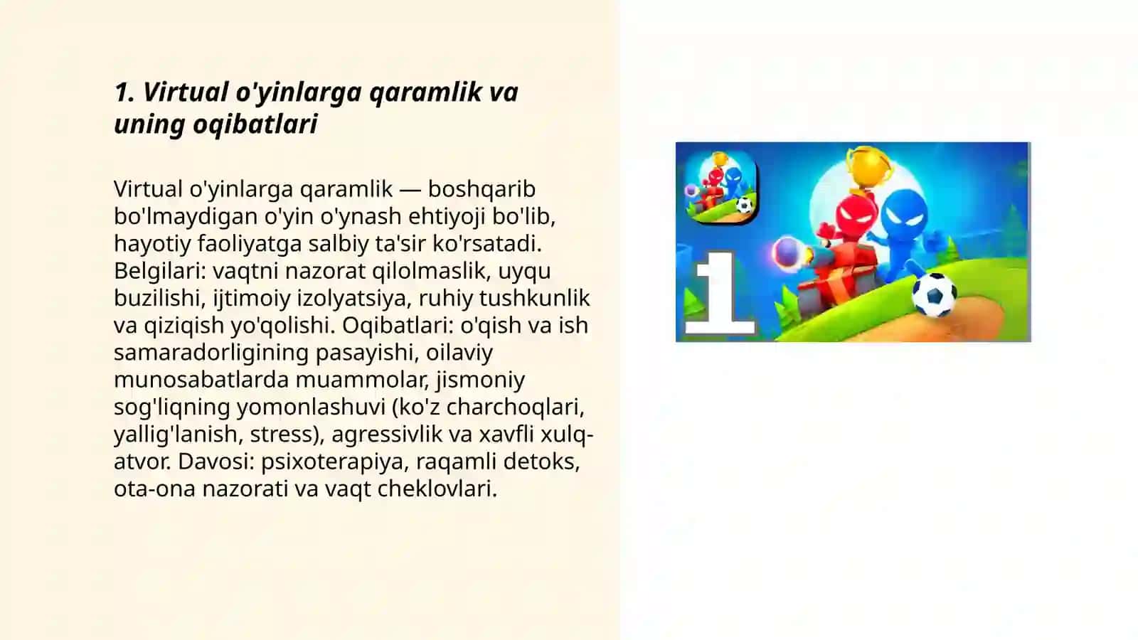 Virtual o'yinlarning asoratlari 3