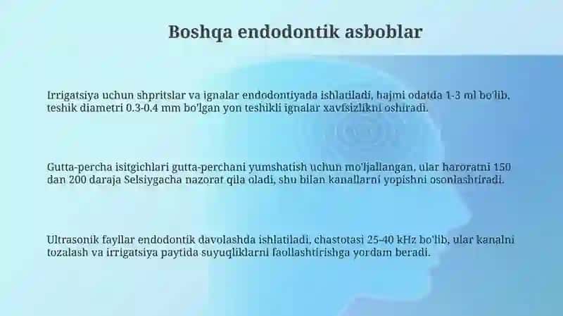 Endodontik asboblar klassifikatsiyasi 3