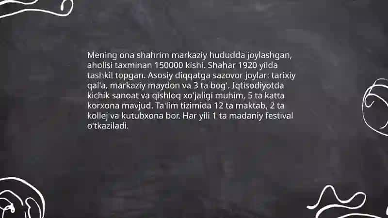 Mening ona shahrim 3