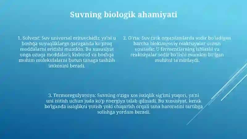 Suvning Biologik Axamiyati 3