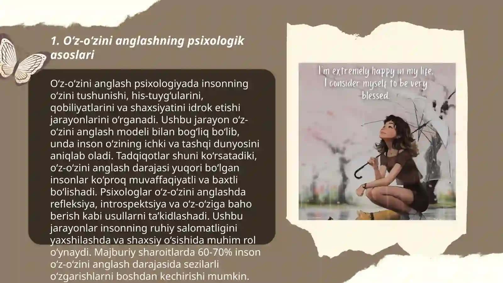 O‘z-o‘zini anglashning psixologik asoslari 3