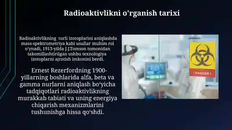 Radioaktivlik.Radioaktiv yemirilish qonuni 3