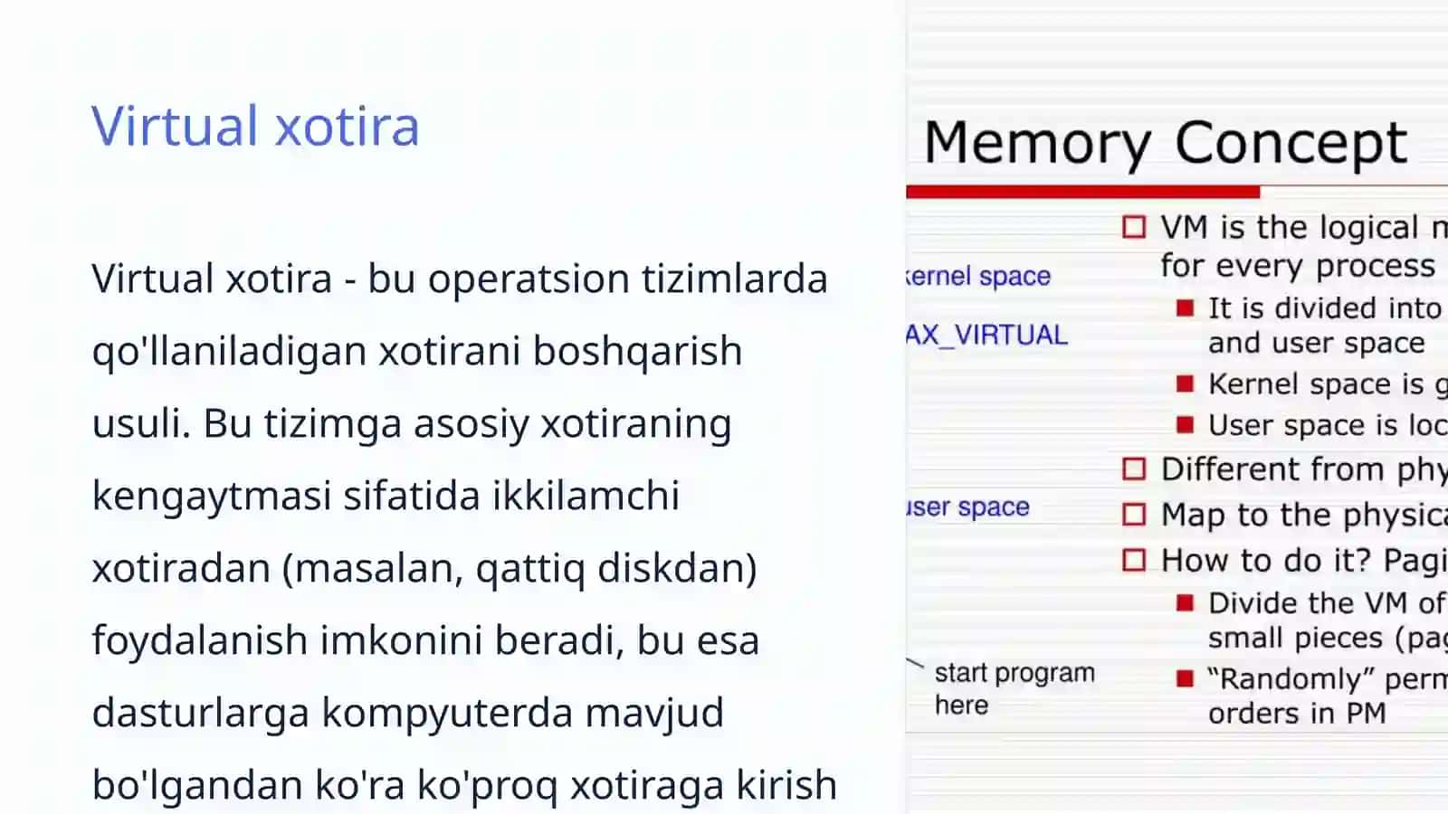 Operatsion tizimlarda xotirani boshqarish 3