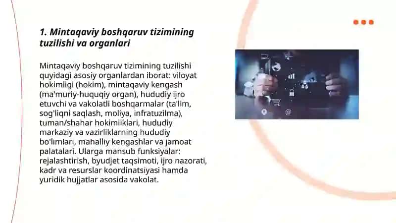 Mintaqaviy boshqaruv tizimi 3