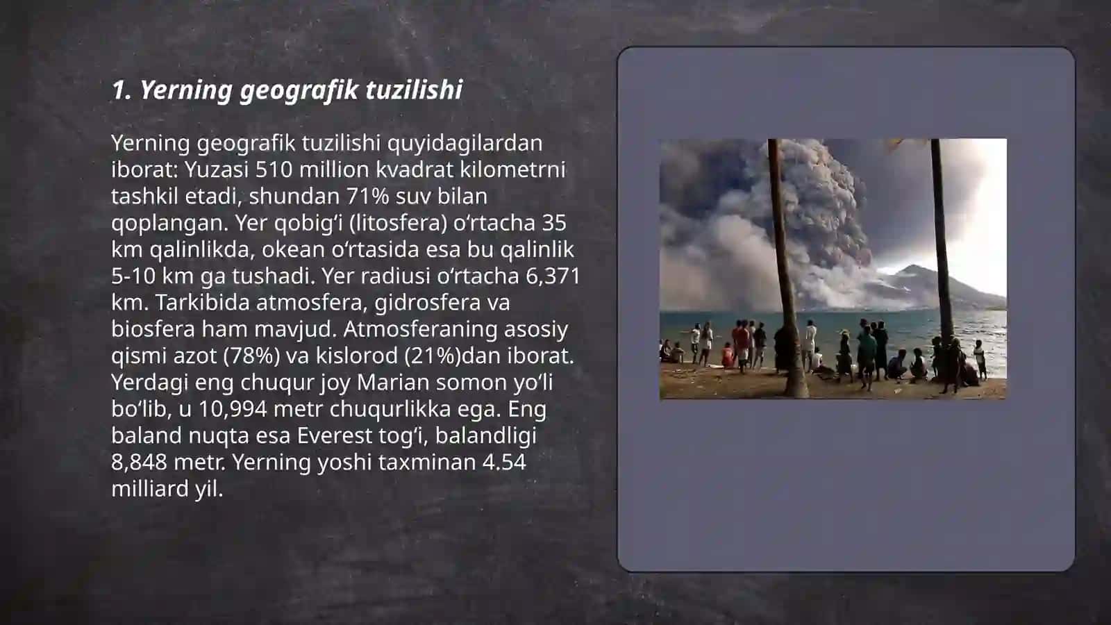 Yerning geografik tuzilishi 3