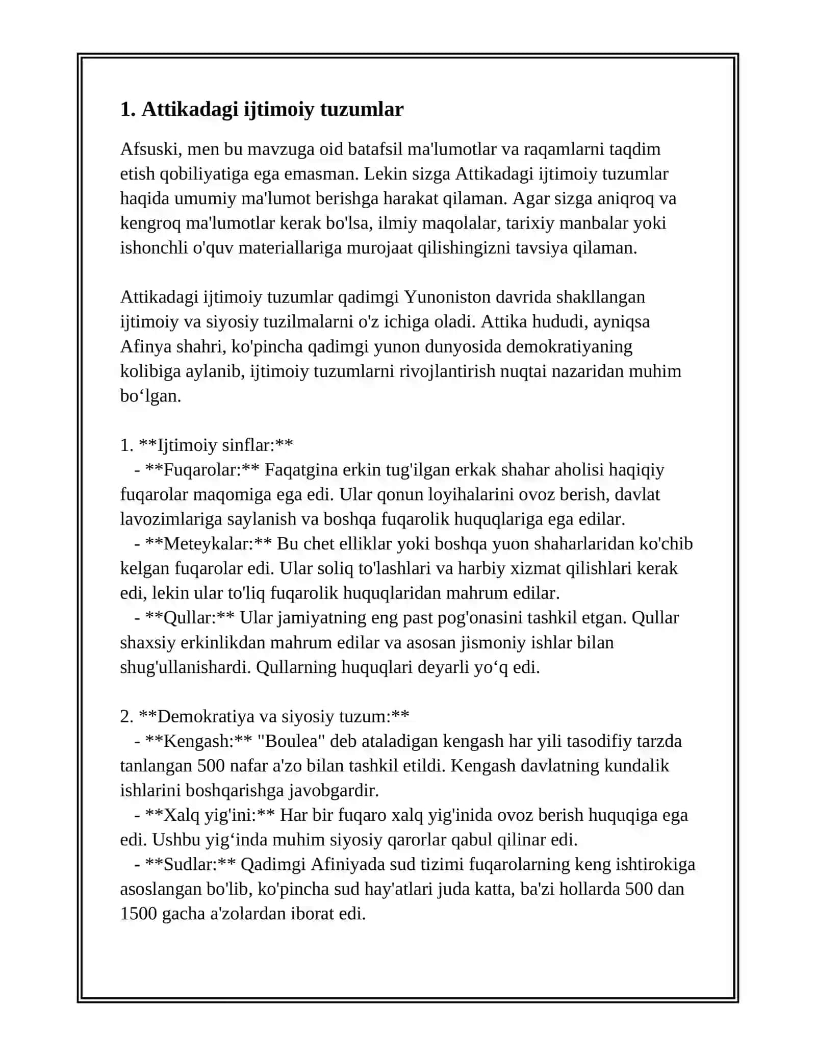 MILODDAN AVVALGI IX ASR OXIRI-VI ASRLARDA ATTIKA .AFINADA QULDORCHILIK DEMOKRATSIYASINI PAYDO BO'LISHI. 3