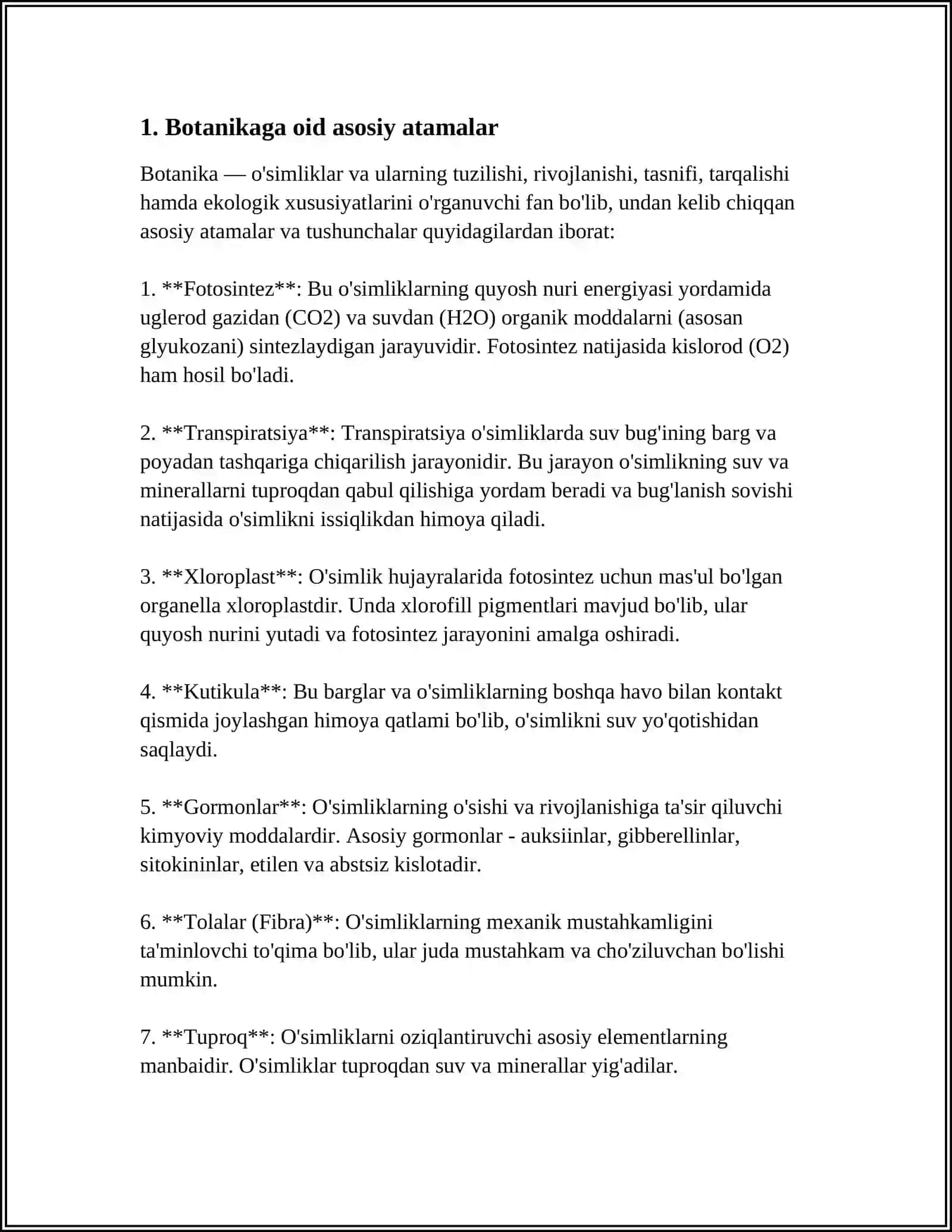 BOTANIKAGA OID IZOHLI LUGʻAT 3